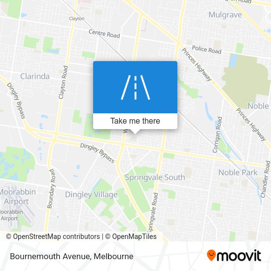 Bournemouth Avenue map