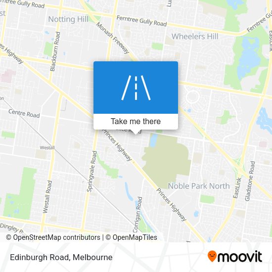 Edinburgh Road map