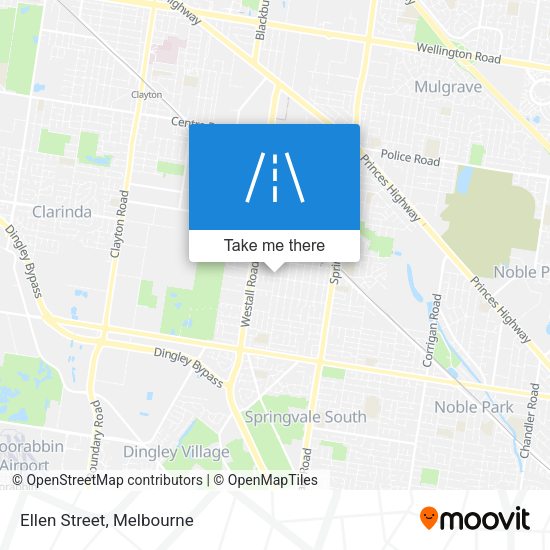 Ellen Street map