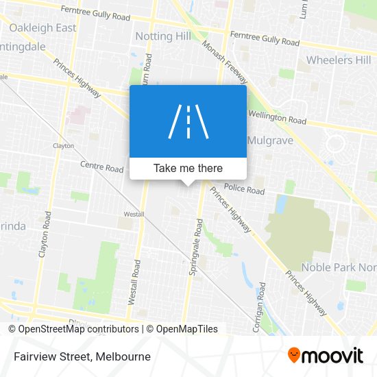 Fairview Street map