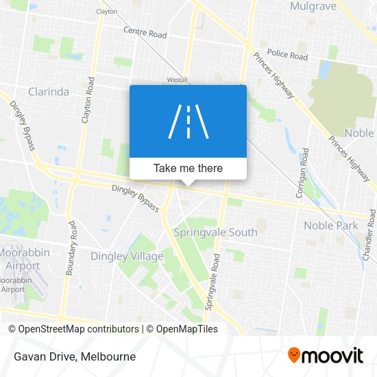 Gavan Drive map