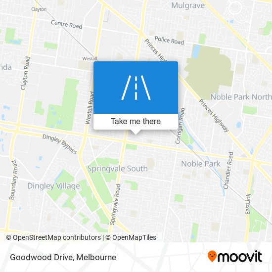Goodwood Drive map