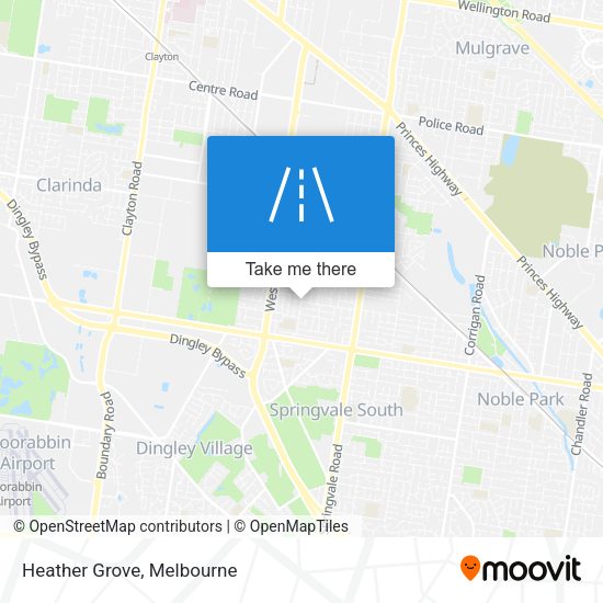 Heather Grove map