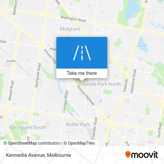 Kennedia Avenue map
