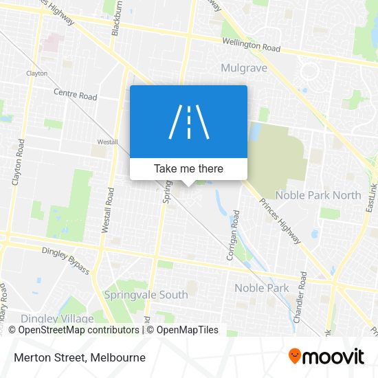Merton Street map