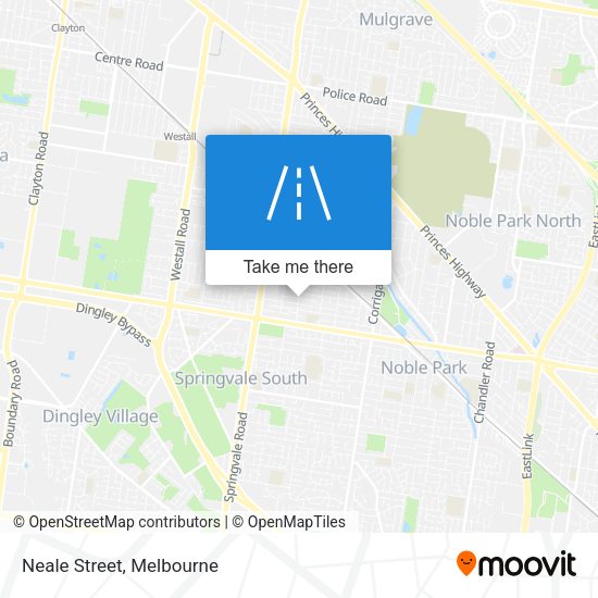 Neale Street map
