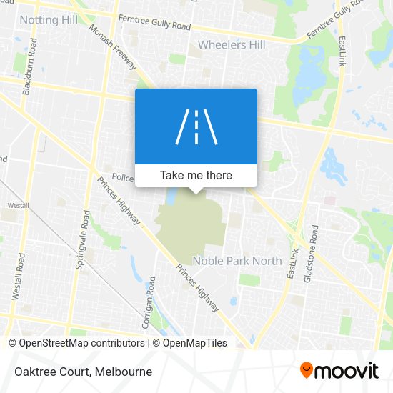 Oaktree Court map