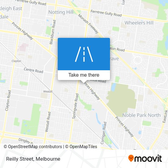 Reilly Street map