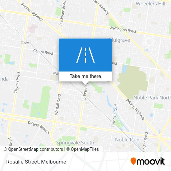 Rosalie Street map