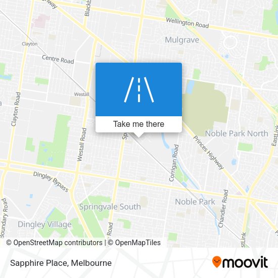 Sapphire Place map