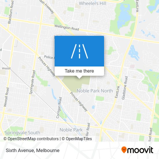 Sixth Avenue map