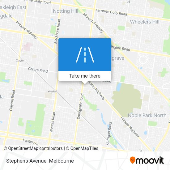 Stephens Avenue map