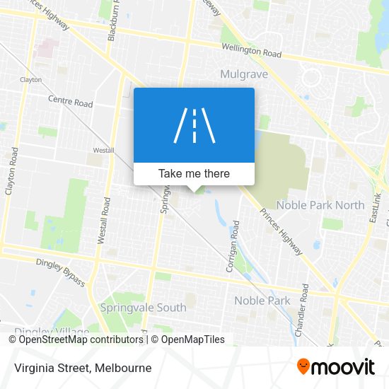 Virginia Street map