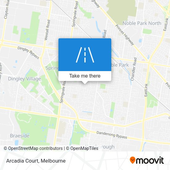 Arcadia Court map