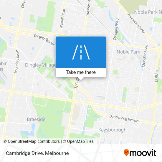 Cambridge Drive map