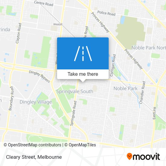 Cleary Street map
