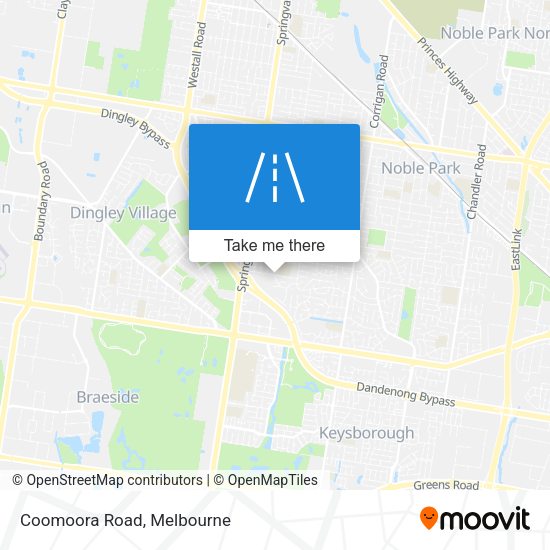 Coomoora Road map