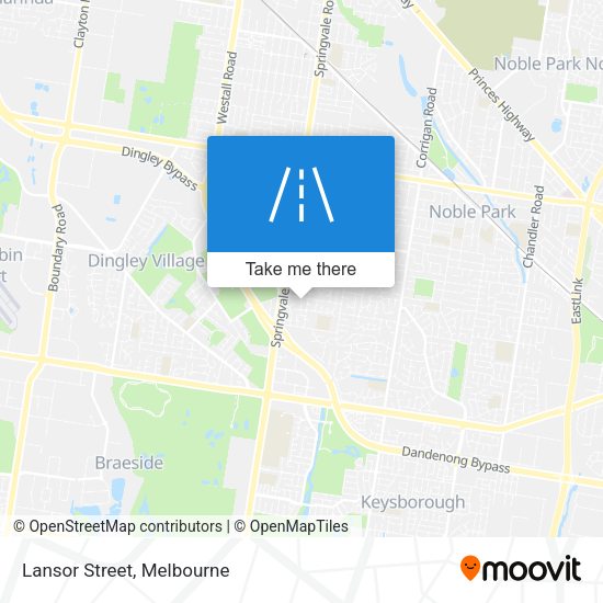 Lansor Street map
