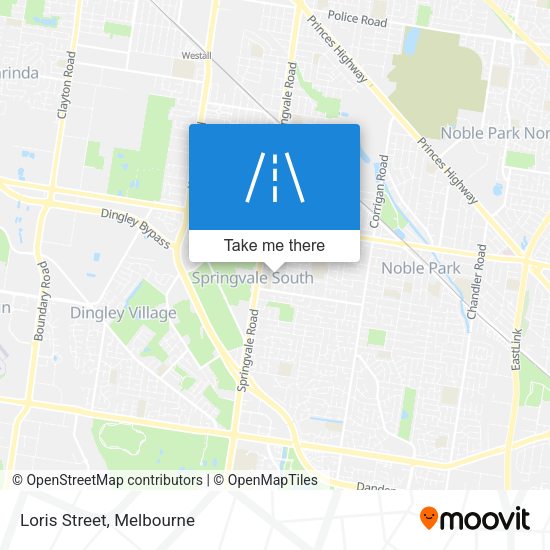 Loris Street map