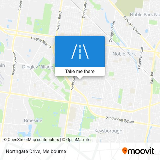 Northgate Drive map