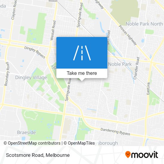 Scotsmore Road map