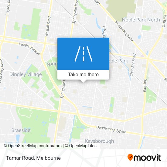 Tamar Road map