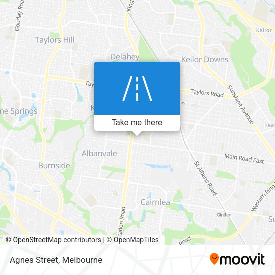 Agnes Street map