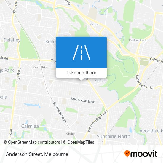 Anderson Street map