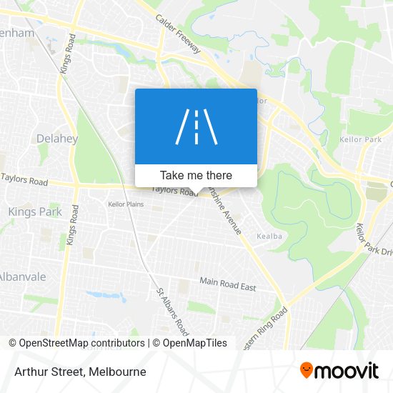 Arthur Street map