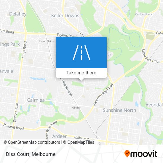 Diss Court map