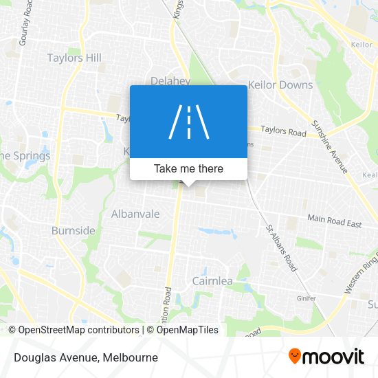 Douglas Avenue map