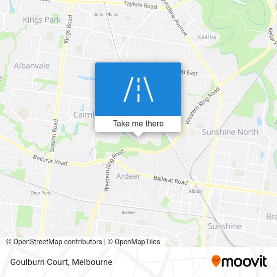 Goulburn Court map