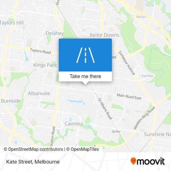 Kate Street map