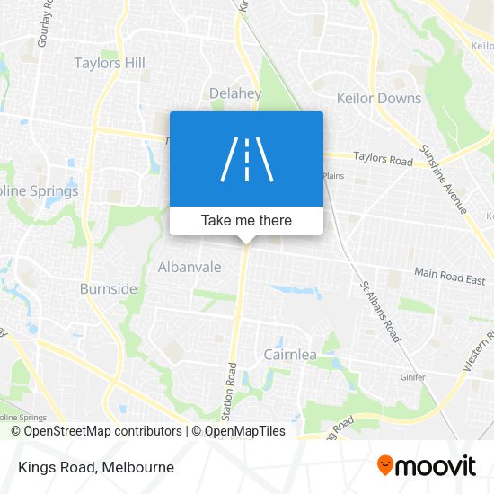 Kings Road map