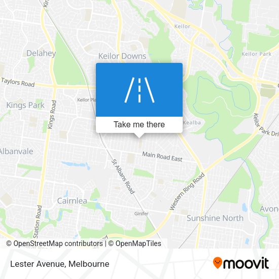 Lester Avenue map