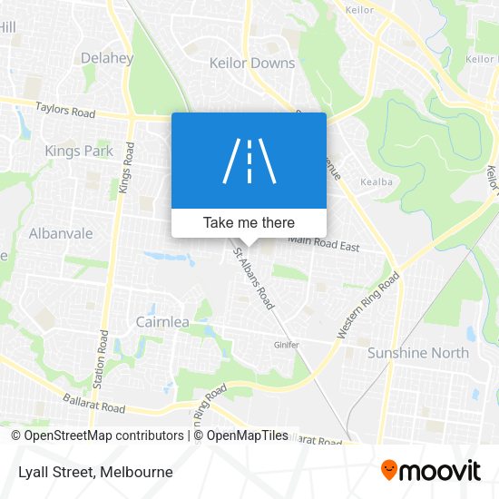 Lyall Street map