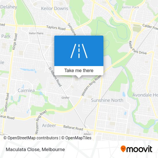 Maculata Close map