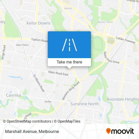 Marshall Avenue map
