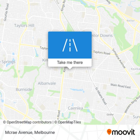 Mcrae Avenue map