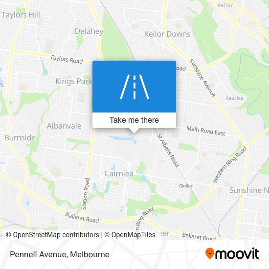 Pennell Avenue map