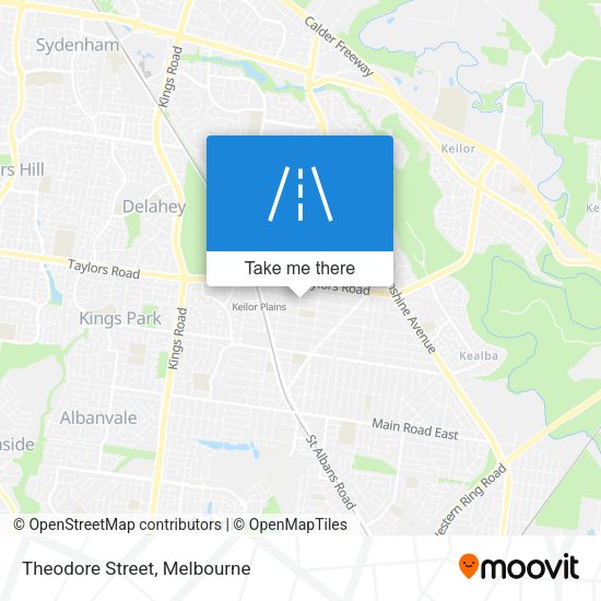 Theodore Street map