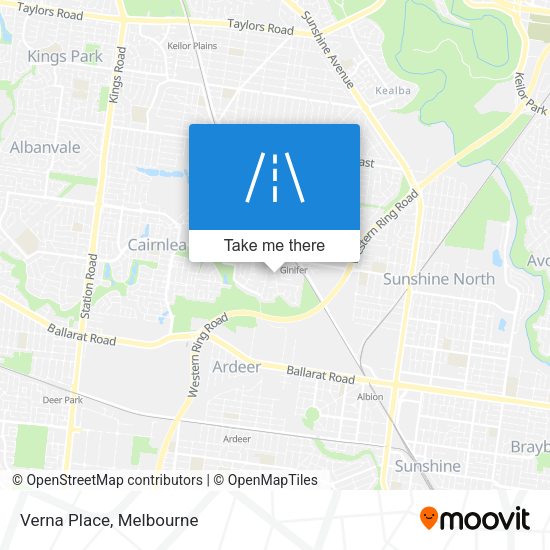 Verna Place map