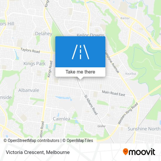 Victoria Crescent map