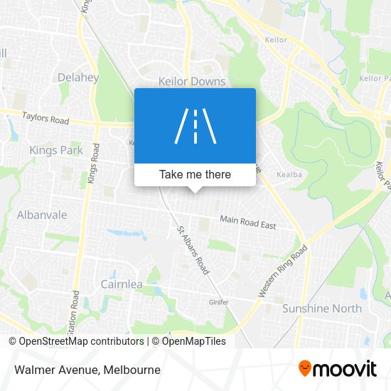 Walmer Avenue map