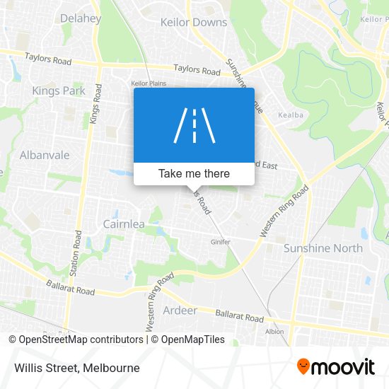 Willis Street map