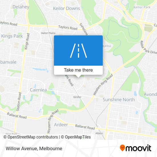 Willow Avenue map