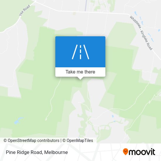 Pine Ridge Road map