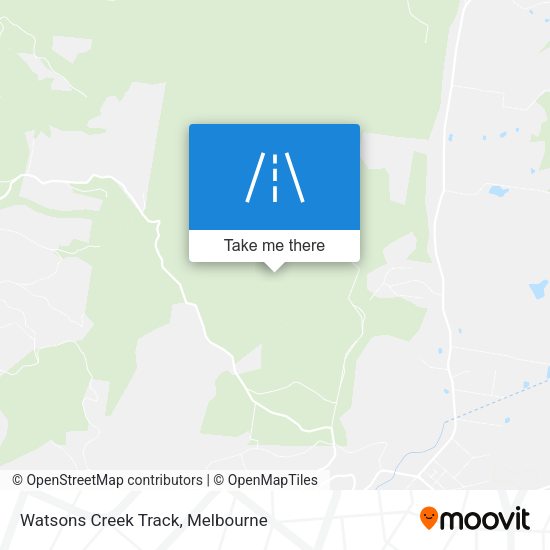 Watsons Creek Track map