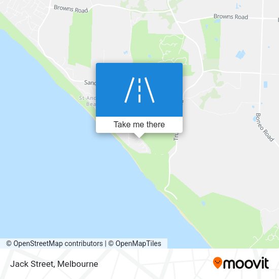 Jack Street map