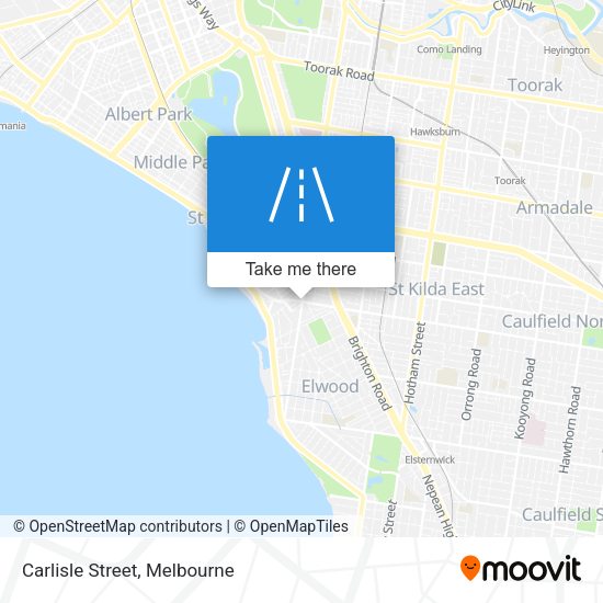 Carlisle Street map